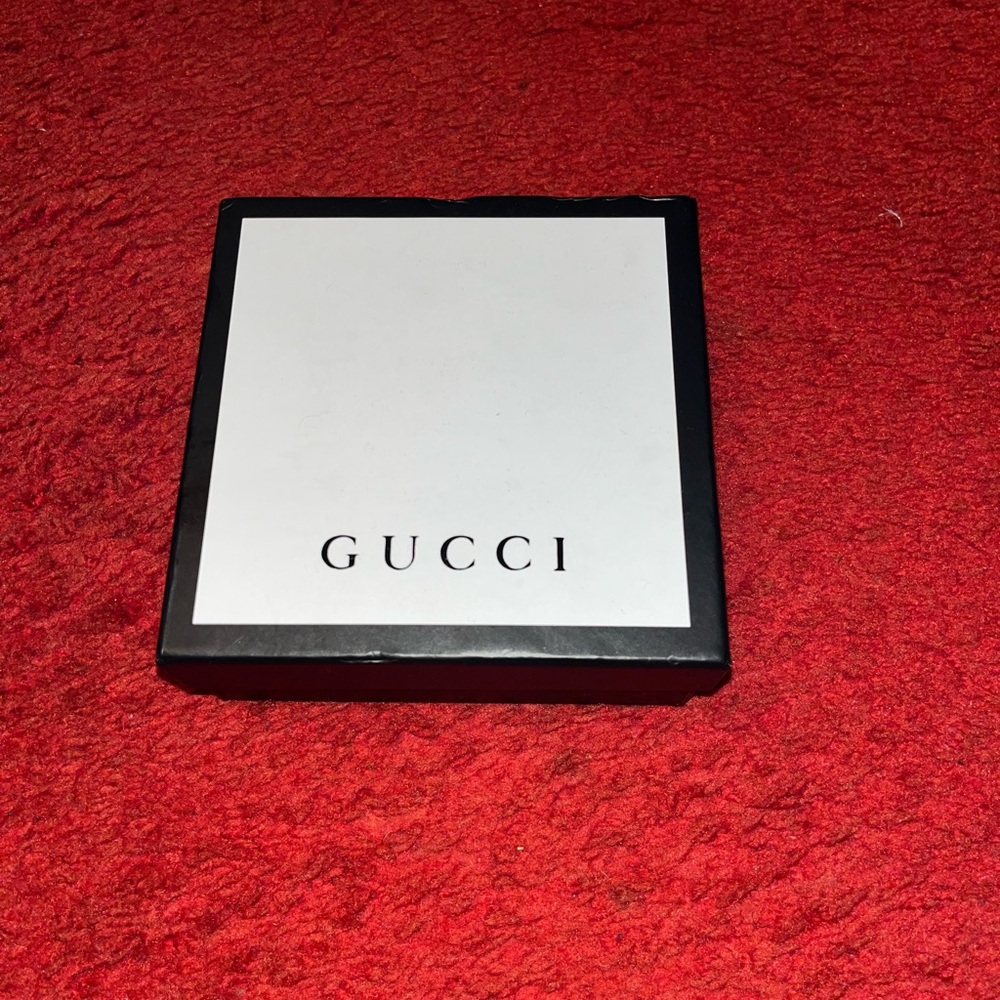 Gucci GG Marmont Brass/ leather belt.